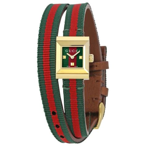 gucci watch black green red strap|gucci watch straps for sale.